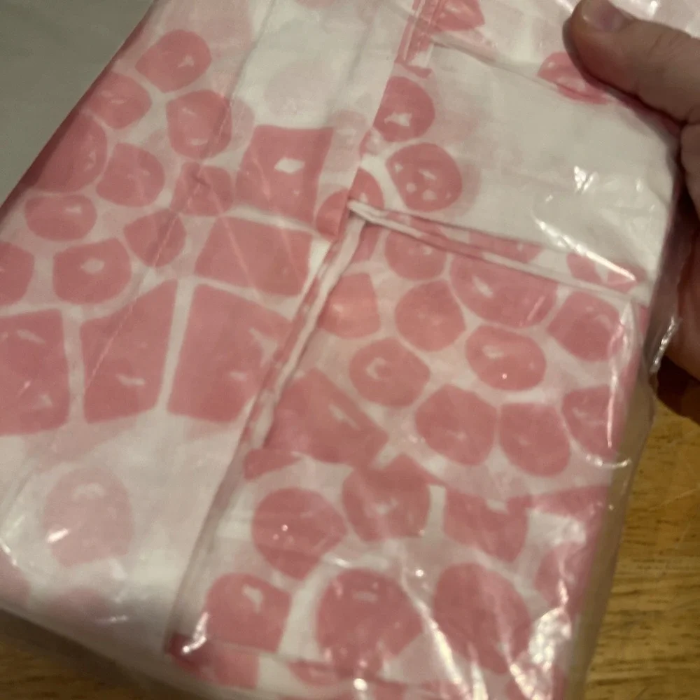 IKEA Curtain Panels Varen‎ Nina Roeraade White Pink 57x98